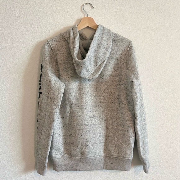 Carhartt Relaxed Fit Heather gray hooded sweatshirt - size small - Picture 2 of 8
